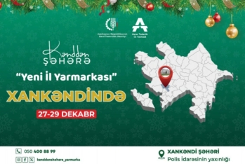 Xankəndidə ilk dəfə "Kənddən Şəhərə" Yeni il yarmarkası keçiriləcək