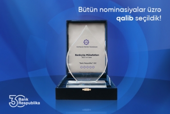 "Bank Respublika" bütün nominasiyalar üzrə - QALİB SEÇİLDİ!