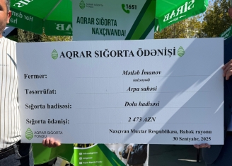 Naxçıvanda ilk dəfə aqrar sığorta ödənişi həyata keçirilib - FOTOLAR | FED.az