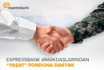 "Expressbank" əməkdaşlarından - “YAŞAT” Fonduna Dəstək