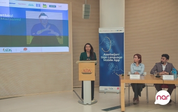 Azərbaycanda ilk jest dili mobil tətbiqi istifadəyə verildi - FOTOLAR | FED.az