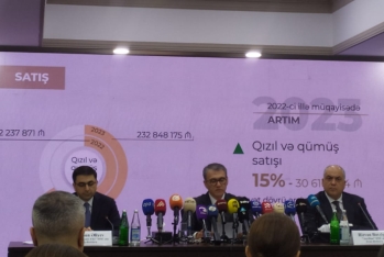 ""AzerGold" qızıl və gümüş satışından 1 milyard manatdan çox gəlir əldə edib"
