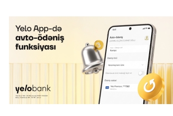 Yelo App-də avto-ödəniş funksiyası - İSTİFADƏYƏ VERİLDİ