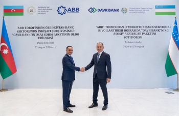 Azərbaycan və Özbəkistan prezidentlərinin iştirakı ilə - [red]“ABB Davr” Bank layihəsinin AÇILIŞI OLDU![/red] | FED.az