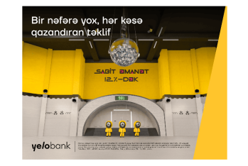 Yelo Bank 12% gəlir - TƏKLİF EDİR!