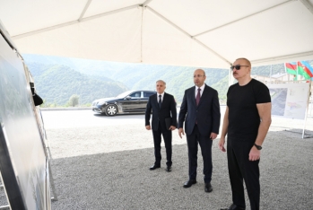 Prezident İlham Əliyev Kəlbəcər şəhər parkının təməlini qoyub - YENİLƏNİB - YENİLƏNİB