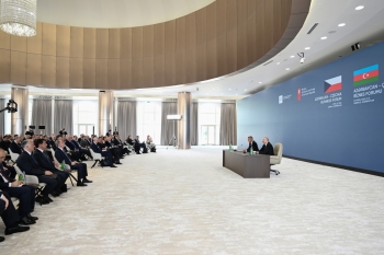 Qəbələdə Azərbaycan-Çexiya biznes-forumu keçirilib - FOTOLAR | FED.az