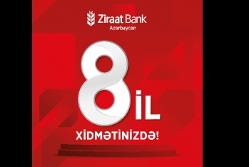 "Ziraat Bank" Azərbaycan artıq - [red]8 İLDİR XİDMƏTİNİZDƏ![/red] | FED.az