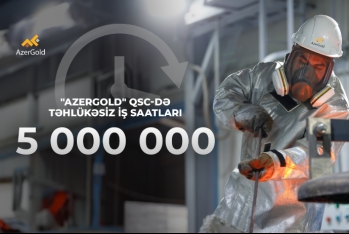 “AzerGold”da təhlükəsiz iş saatlarının sayı 5 milyonu ötüb