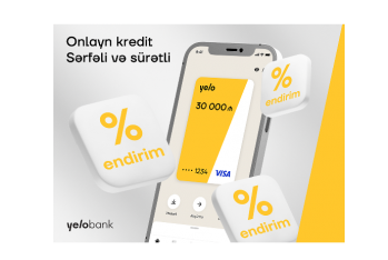 Yelo Bank-da onlayn kredit - SƏRFƏLİ VƏ SÜRƏTLİ!