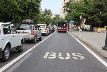 Bakıda avtobusların əks istiqamətdə hərəkəti üçün zolaqlar təşkil olunacaq