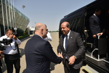 Ersin Tatar Azərbaycana gəlib