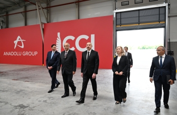 Prezident İlham Əliyev İsmayıllıda yeni istehsal müəssisəsinin açılışında - FOTOLAR[b][red] - YENİLƏNİB[/red][/b] | FED.az