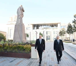 Prezident Bakı Dəmiryol Vağzalı və metronun 28 May stansiyasının qarşısında yaradılan şəraitlə tanış olub[b][red] - YENİLƏNİB[/red][/b] | FED.az