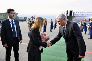Corcia Meloni Azərbaycana səfərə gəlib | FED.az