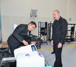 Sabirabadda su filtrlərinin istehsalı müəssisəsinin fəaliyyəti ilə tanışlıq | FED.az