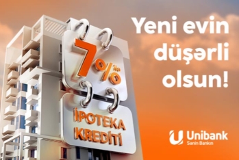 Unibank - İPOTEKA FAİZİNİ ENDİRİB!