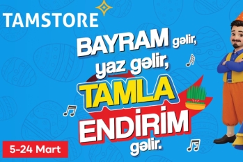 Bayram gəlir, yaz gəlir, Tamla endirim gəlir - VİDEO