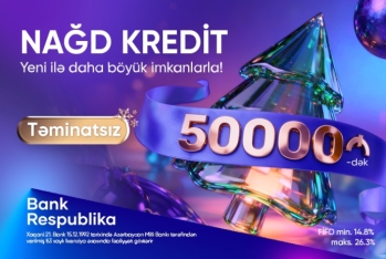 Bank Respublika ilə - Yeni il daha rahat!