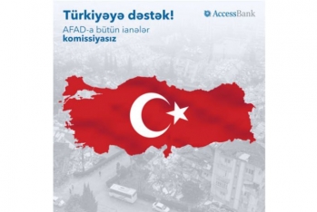 AccessBank-dan - TÜRKİYƏYƏ DƏSTƏK
