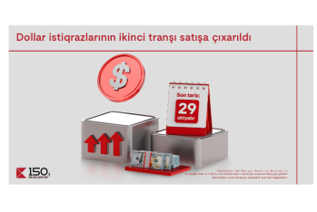 "Kapital Bank"ın dollar istiqrazlarının 2-ci tranşı filiallarda - SATIŞA ÇIXARILDI