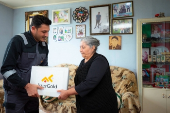 ЗАО "AzerGold" навестило семьи шехидов в Дашкесанском районе по случаю Гурбан байрамы | FED.az