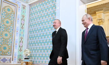 Düşənbədə İlham Əliyevlə Putinin təkbətək görüşü keçirilib - FOTOLAR[b][red] - YENİLƏNİB[/red][/b] | FED.az