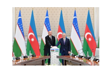 Azərbaycan və Özbəkistan prezidentlərinin iştirakı ilə  “ABB Davr” Bank layihəsinin - AÇILIŞI OLDU!