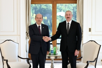 İlham Əliyev Qəbələdə Ersin Tatarla görüşüb - FOTOLAR