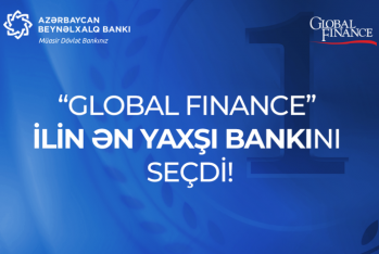 “Global Finance” Azərbaycan Beynəlxalq Bankını  - Ən Yaxşı Bank Seçdi
