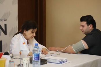 "Atəşgah" Sığortadan "30 il-Sonsuz ümid" adlı qanvermə aksiyası - FOTOLAR