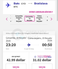Bakıdan Avropa şəhərinə uçuşlar başlayır - BİLET 43 DOLLARDAN | FED.az