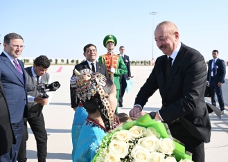 Prezident İlham Əliyev Türkmənistana işgüzar səfərə gedib | FED.az