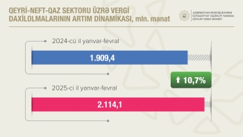 2 ayda Vergi Xidmətinin xəttilə 3 milyard 123 milyon manat vergi yığılıb | FED.az