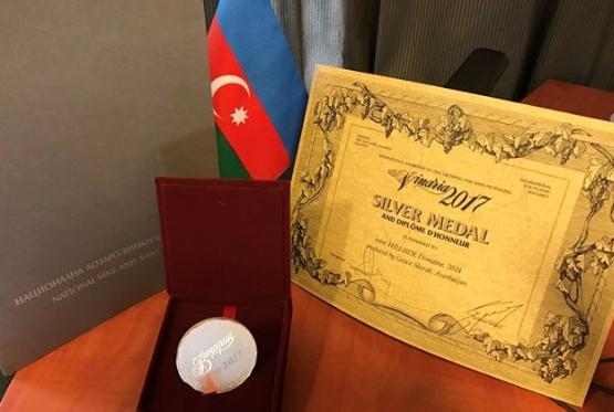 Azərbaycan şərabları gümüş medala layiq görülüb