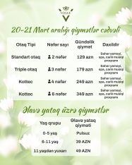 [red]“Vogue Hotel Nabran”[/red] Novruz Bayramı üçün endirim paketlərini açıqladı - [red]QİYMƏTLƏR[/red] | FED.az