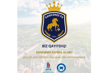 Azərbaycanda “Xankəndi” futbol klubu yaradıldı