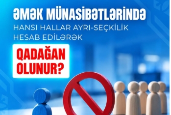 Əmək münasibətlərində hansı hallar ayrı-seçkilik hesab edilərək qadağan olunur? | FED.az