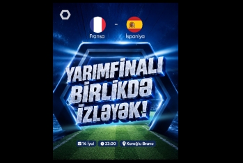 "Bravo" Dünya Çempionatının Yarımfinal və Final Həyəcanını açıq havada, canlı Yayımda Futbolsevərlərə -[red] TƏQDİM EDİR![/red] | FED.az