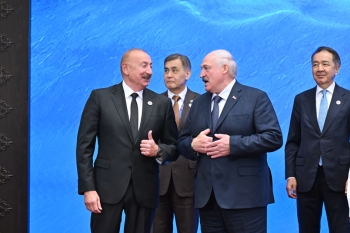 İlham Əliyev “ŞƏT plyus” formatında görüşdə çıxış edib - TAM MƏTN - FOTOLAR | FED.az