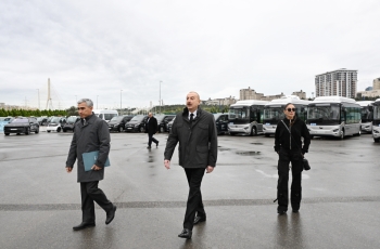 Prezident Bakı Olimpiya Stadionunda COP29-la bağlı yaradılan şəraitlə tanış olub - FOTOLAR | FED.az