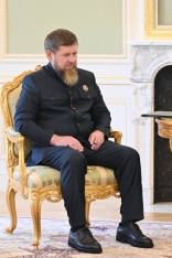 İlham Əliyev Ramzan Kadırovu qəbul edib - [red]FOTOLAR[/red] | FED.az
