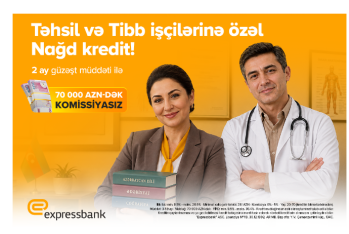 Tibb və təhsil işçilərinə güzəştli kredit imkanı – İLLİK 8,5%-DƏN