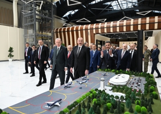Laçın  Hava Limanının açılış mərasimi keçirilib, Azərbaycan və Türkiyə Prezidentləri iştirak edib - [red]VİDEO[/red] [b][red] - YENİLƏNİB[/red][/b] | FED.az