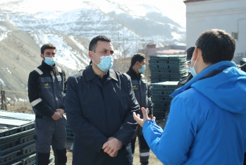 Руководство АГУНП посетили Дашкесанское железорудное месторождение