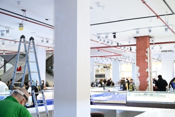 “Moskva” univermağının binasında qanunsuz təmir işləri aparılıb - FOTO