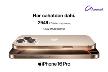 Azercell “iPhone 16”nı təqdim edir