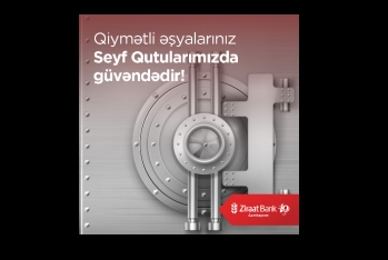 Ziraat Bank Azərbaycan “Seyf qutuları” xidmətinin əhatə dairəsini genişləndirir.