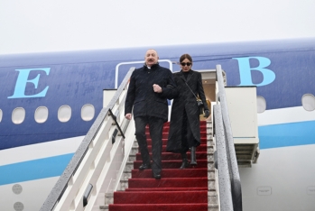 Prezident Serbiyaya rəsmi səfərə gedib - FOTOLAR - VİDEO