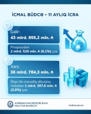 Dövlət büdcəsində 4,2 milyard manat artıqlıq yaranıb | FED.az